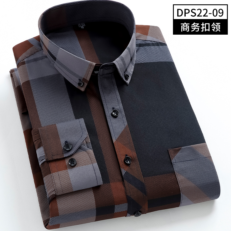 烫金长袖衬衫DPS22-09
